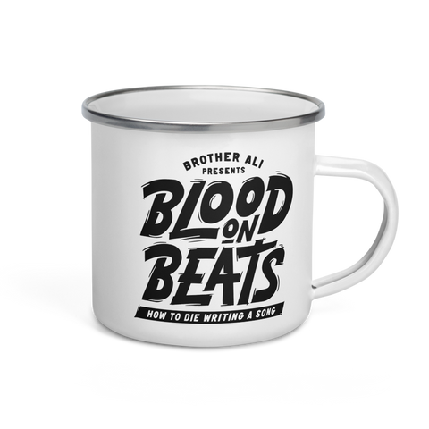 "Blood On Beats" Enamel Mug