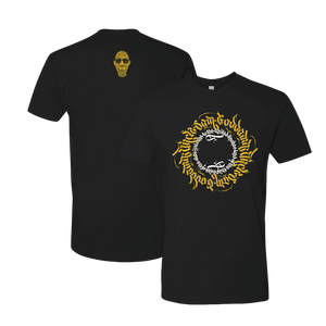 "Uncle Sam" Black Scripted Tee